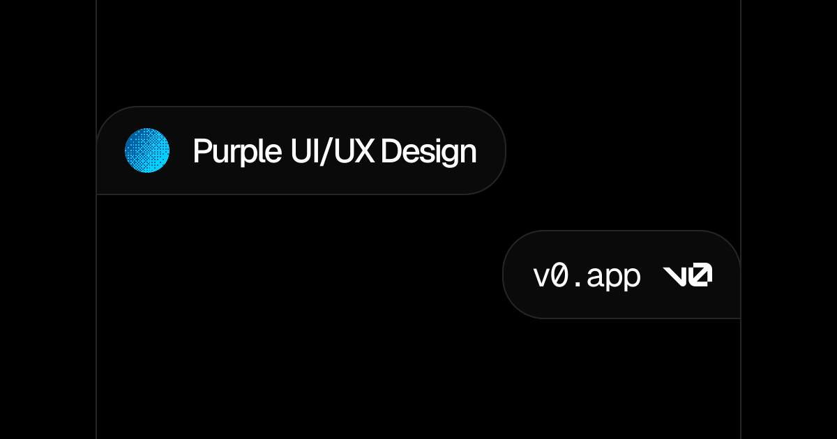 Purple UI/UX Design - v0 by Vercel