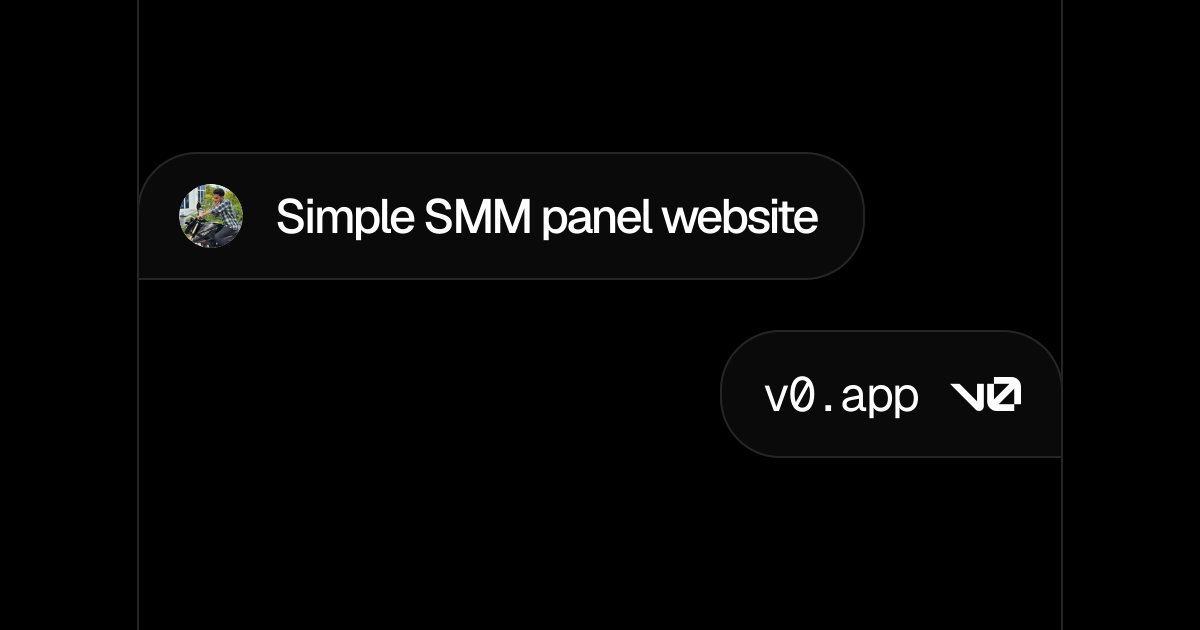 Simple SMM panel website - v0 by Vercel