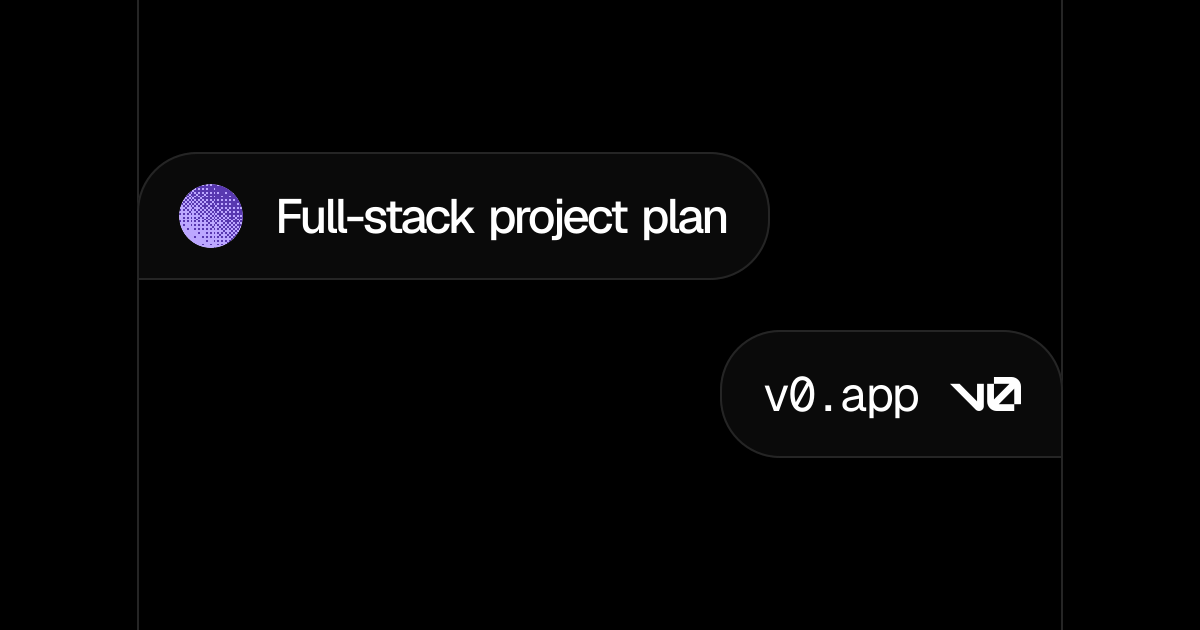 Full-stack project plan - v0 by Vercel