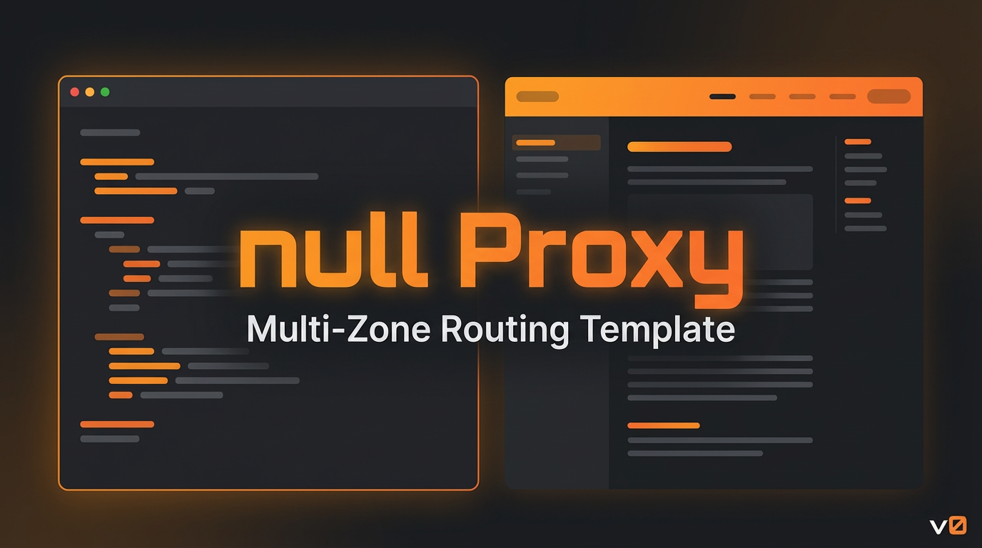 null proxy - Website Templates Templates - v0 by Vercel