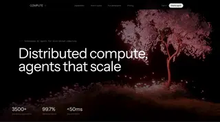 COMPUTE — Build & Ship AI Agents — Free AI v0 template preview built with Next.js and Tailwind CSS
