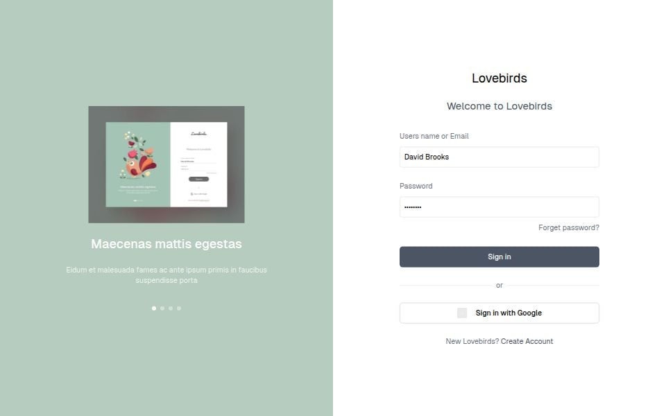 Login screen - Login & Sign Up Templates - v0 by Vercel