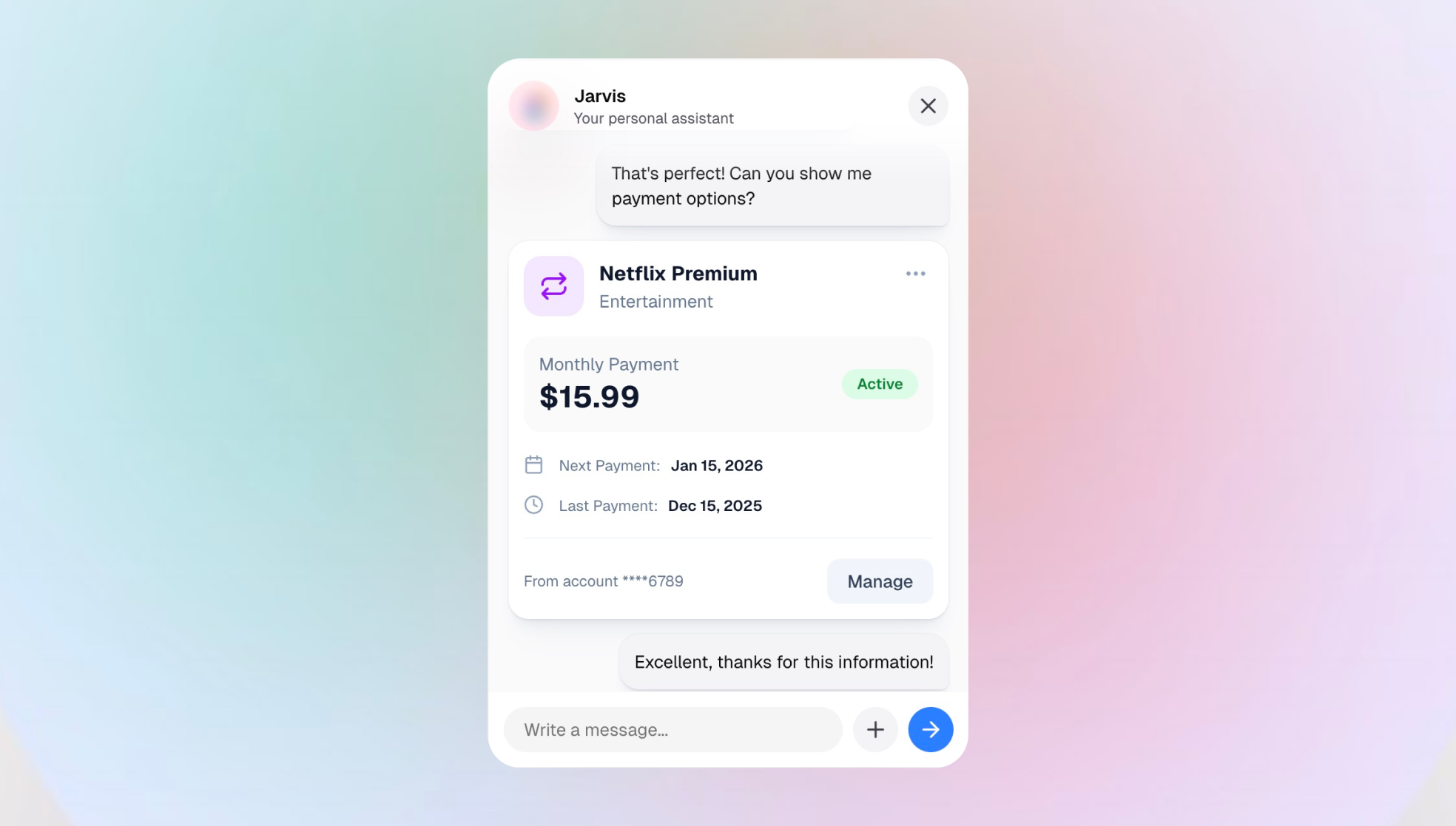 AI Chatbot Component — Free AI v0 template preview built with Next.js and Tailwind CSS
