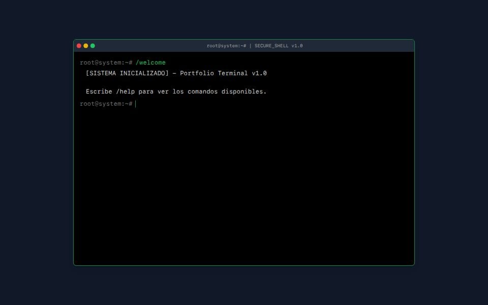 Terminal style page - v0 by Vercel