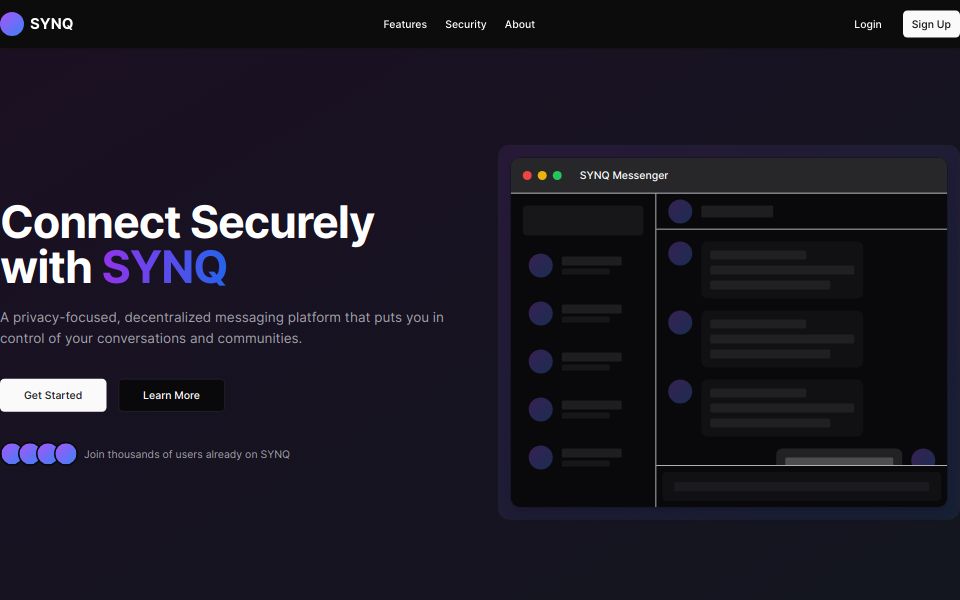 Synq platform architecture - Apps & Games Templates - v0 by Vercel
