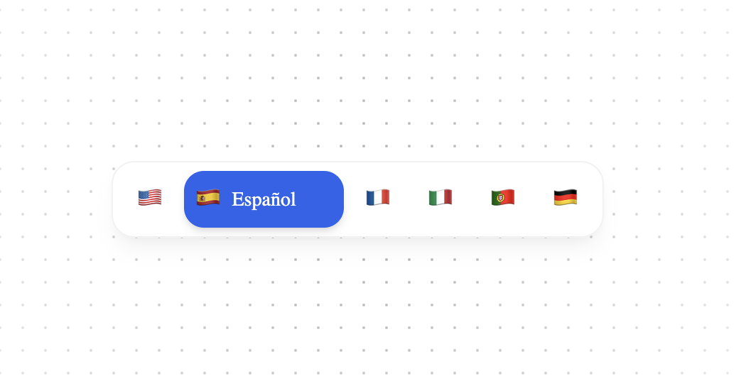 Expandable tabs - Language selector - Components Templates - v0 by Vercel