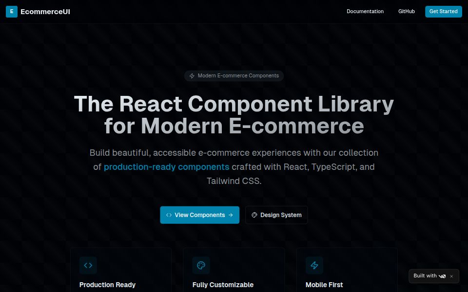 The React Component Library for Modern E-commerce - E-commerce ...