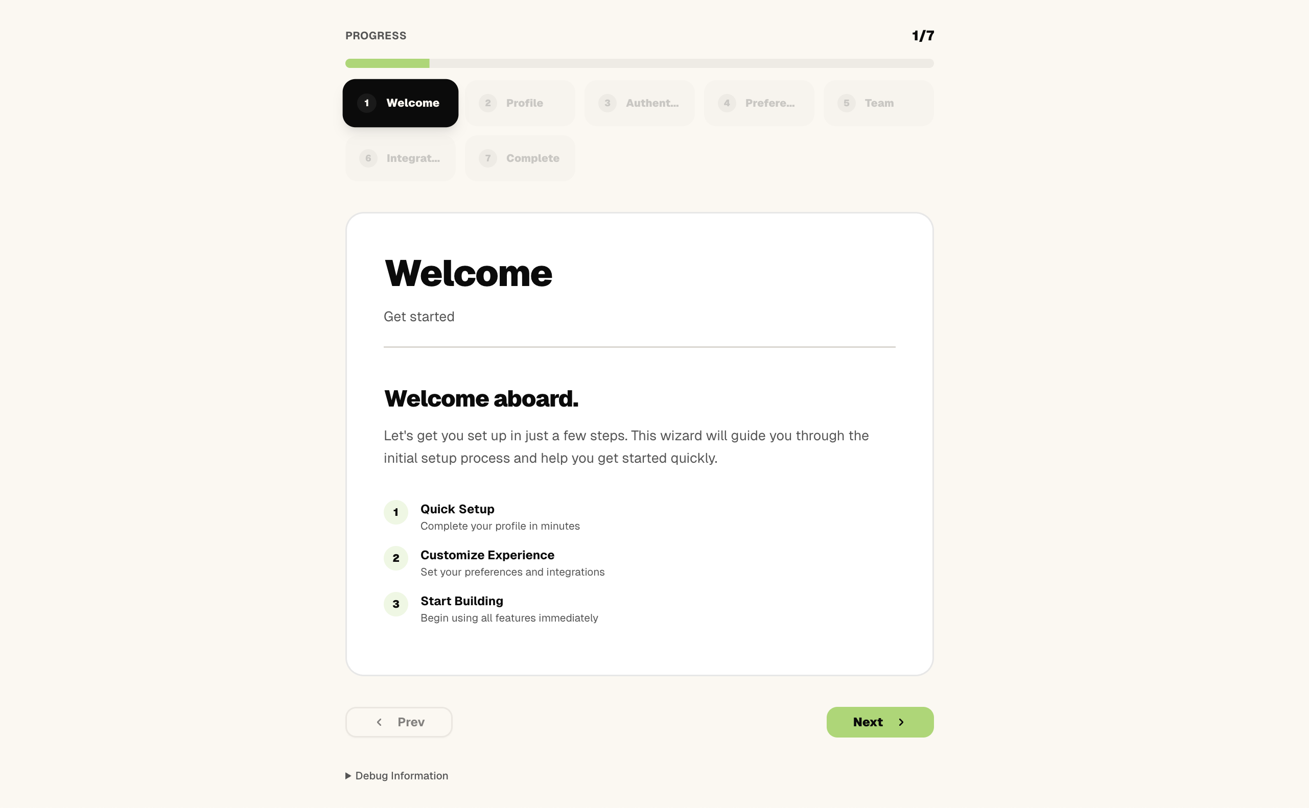 Adaptive Onboarding Flow - Components Templates - v0 by Vercel