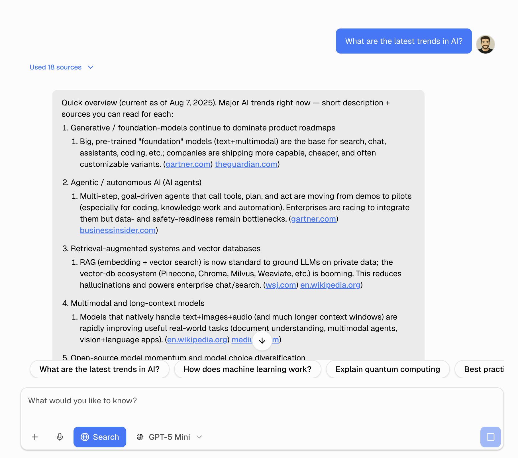 AI Elements with AI SDK 5 - AI Templates - v0 by Vercel