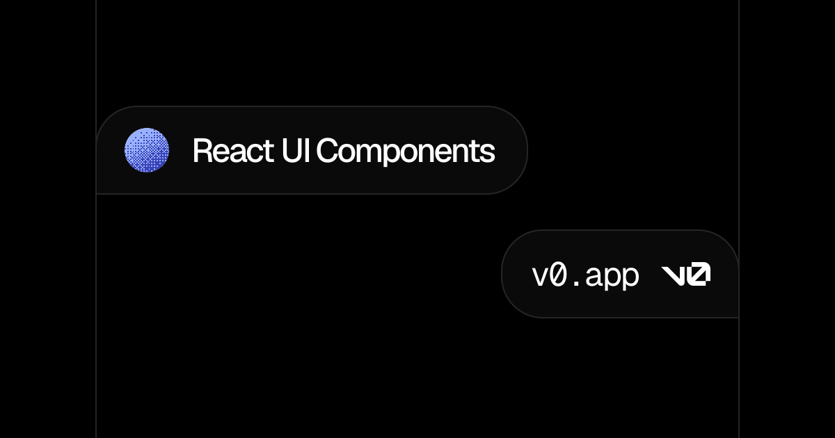 React UI Components - v0 by Vercel
