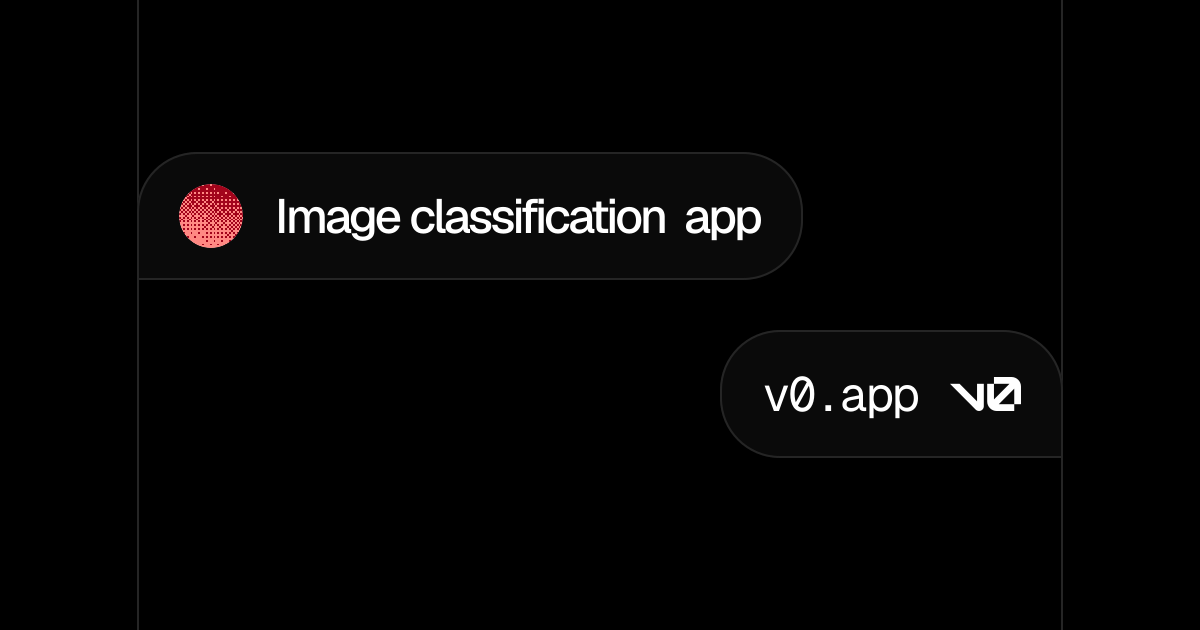 Image classification app - v0 by Vercel