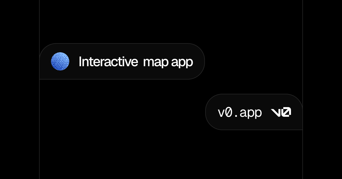 Interactive map app - v0 by Vercel