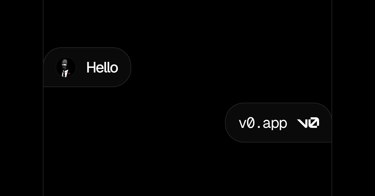 Hello - v0 by Vercel