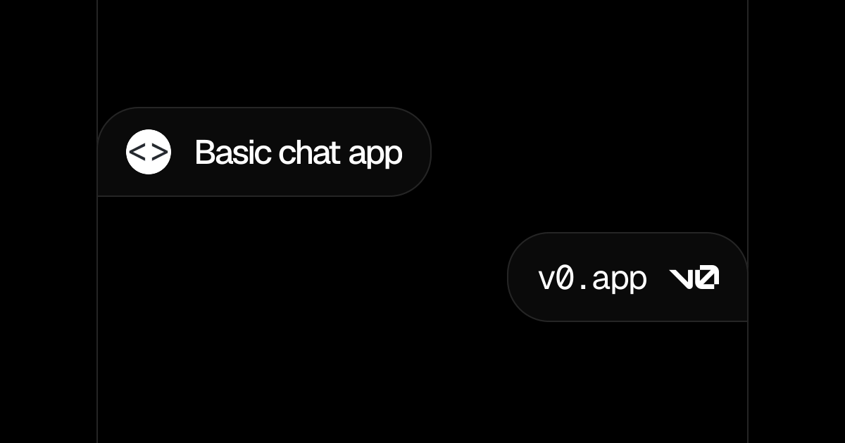 Basic chat app - v0 by Vercel