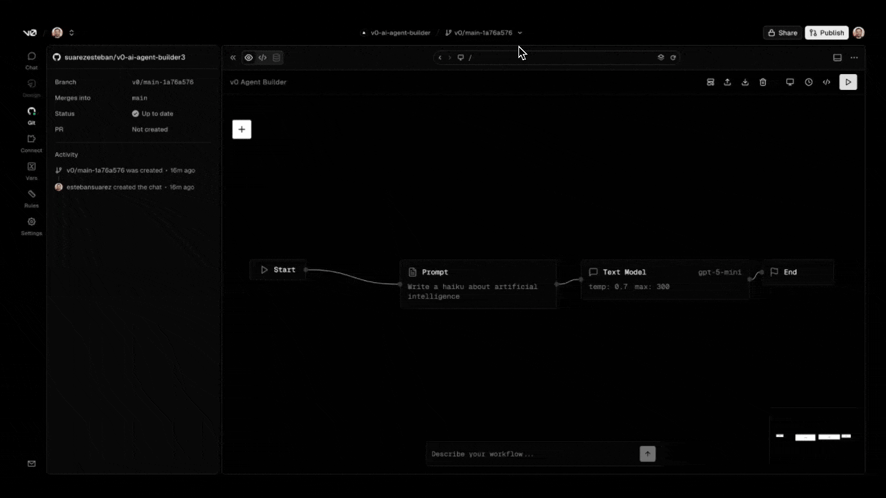 GitHub | v0 Docs