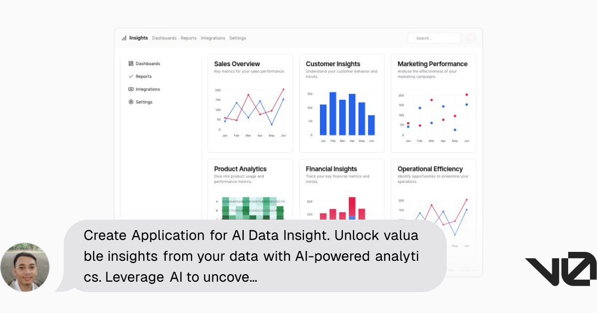 Create Application for AI Data Insight. Unlock valuable insights from ...