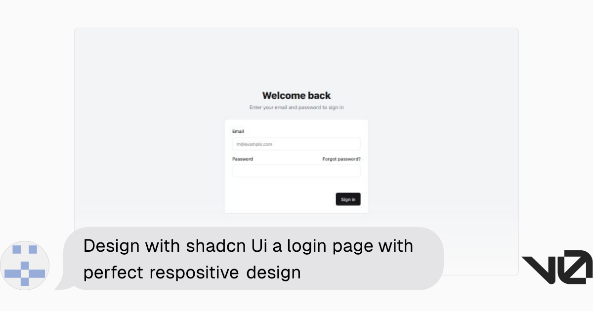 Design with shadcn Ui a login page with perfect respositive design | A ...