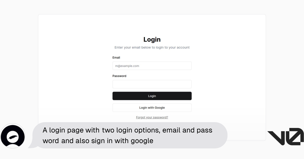 A login page with two login options, email and password and also sign ...