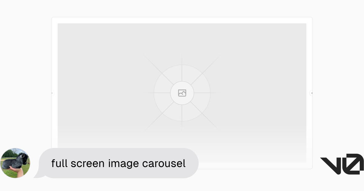 full screen image carousel | A shadcn/ui and v0 generation - v0