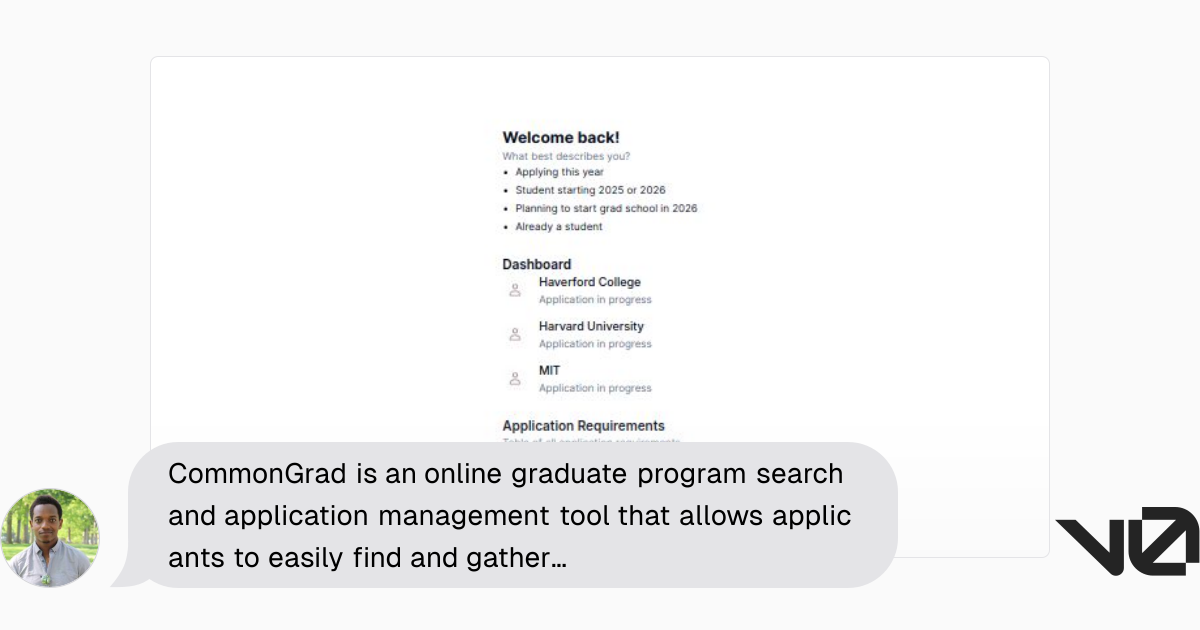 CommonGrad is an online graduate program search and application ...