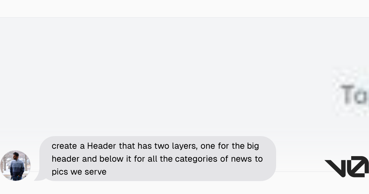 create a Header that has two layers, one for the big header and below ...