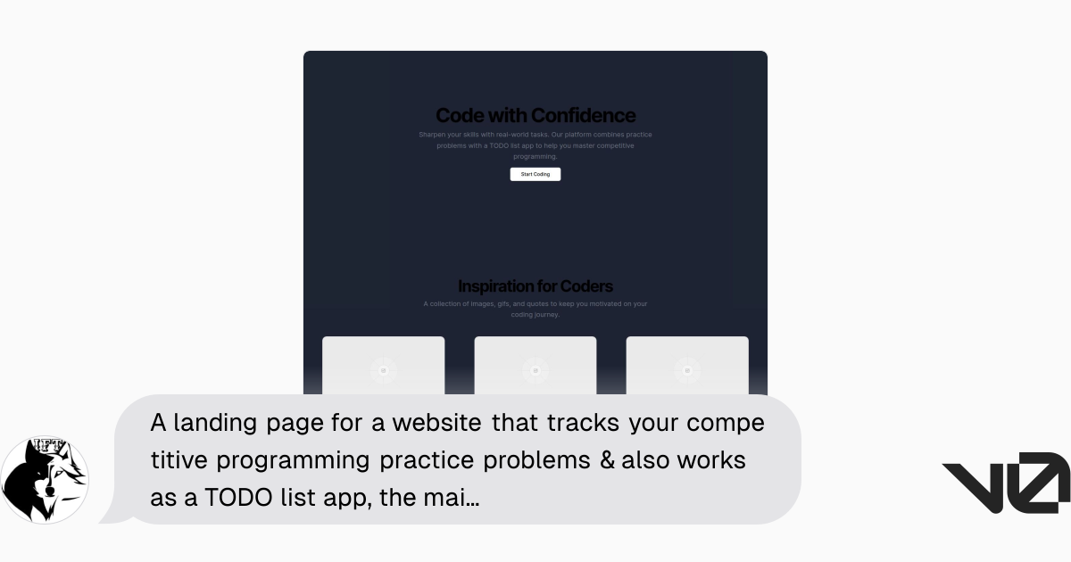 A landing page for a website that tracks your competitive programming ...