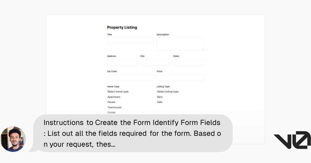 Instructions to Create the Form Identify Form Fields: List out all the ...