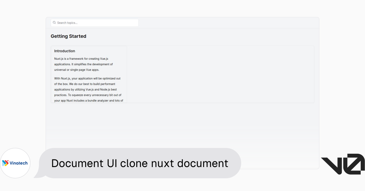 Document UI clone nuxt document | A shadcn/ui and v0 generation - v0