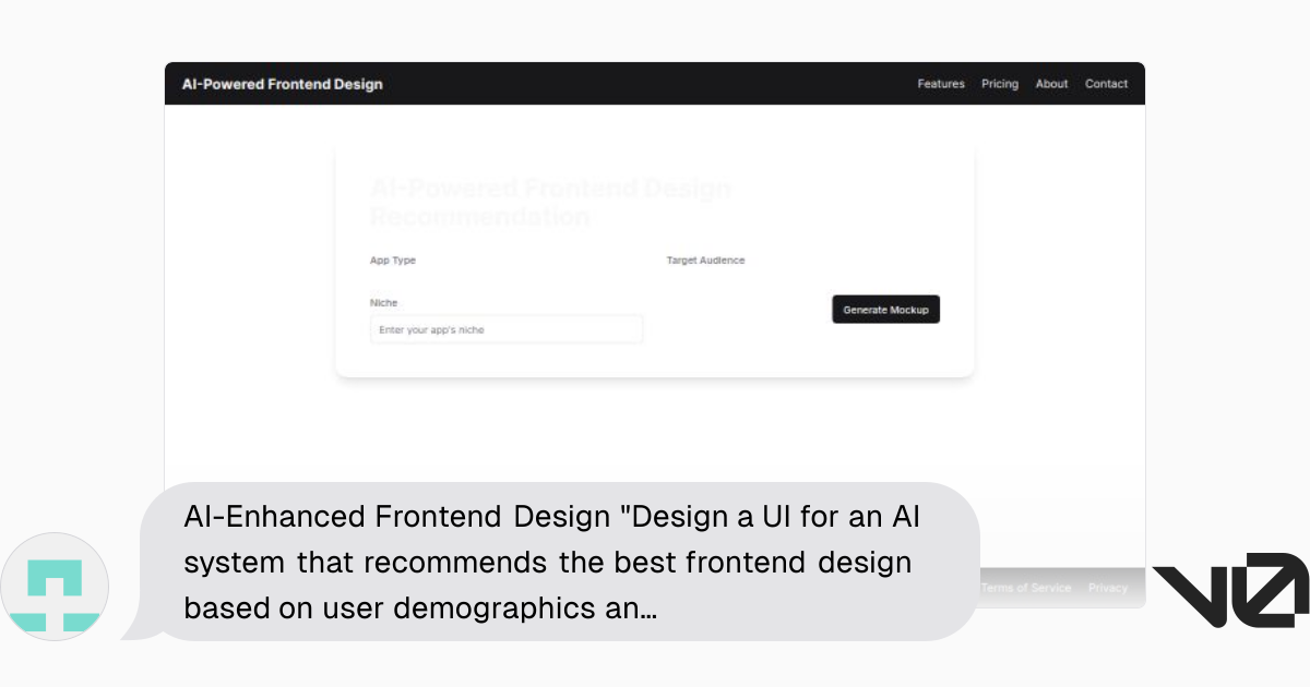 AI-Enhanced Frontend Design 