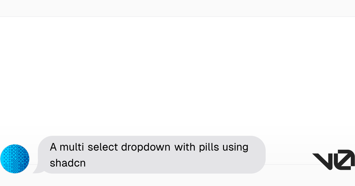 A multi select dropdown with pills using shadcn | A shadcn/ui and v0 ...