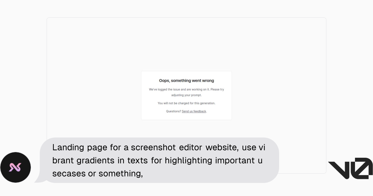 Landing page for a screenshot editor website, use vibrant gradients in ...