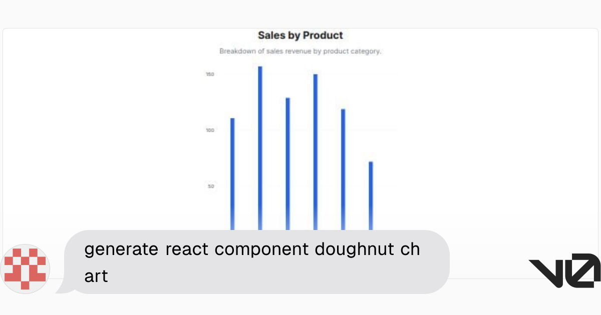 generate react component doughnut chart | A shadcn/ui and v0 generation ...