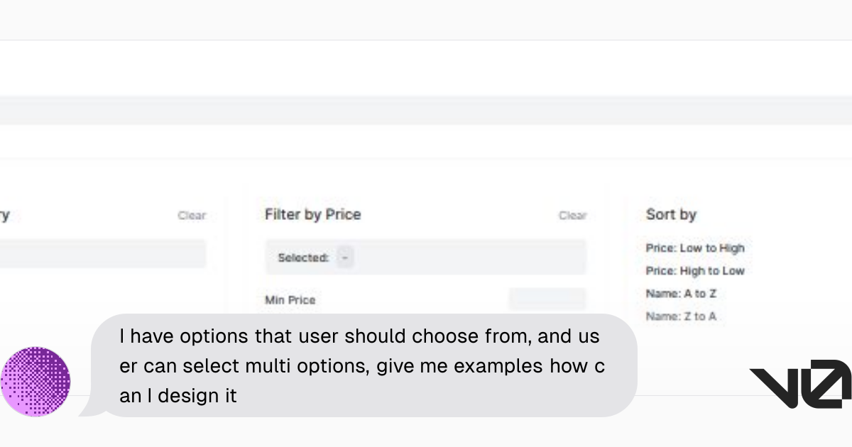 I have options that user should choose from, and user can select multi ...