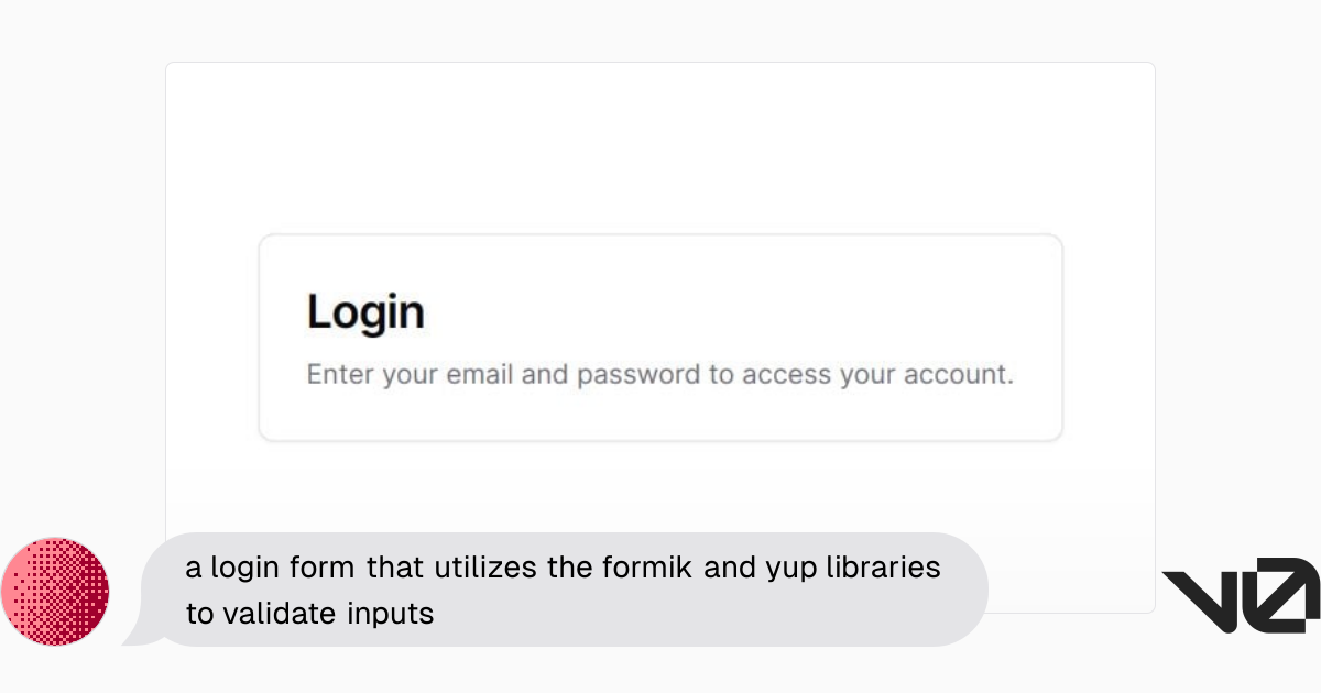 a login form that utilizes the formik and yup libraries to validate ...